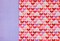 K & Company Valentines Day Hearts & Stripes 12x12 Double-Sided Light Cardstock Paper
